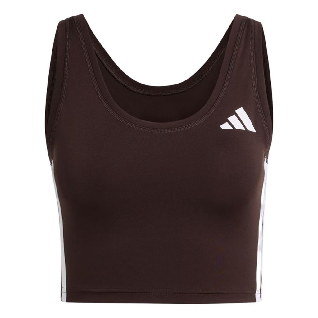 Imagem 3 do produto Camiseta Regata Adidas Cropped Essential Feminina