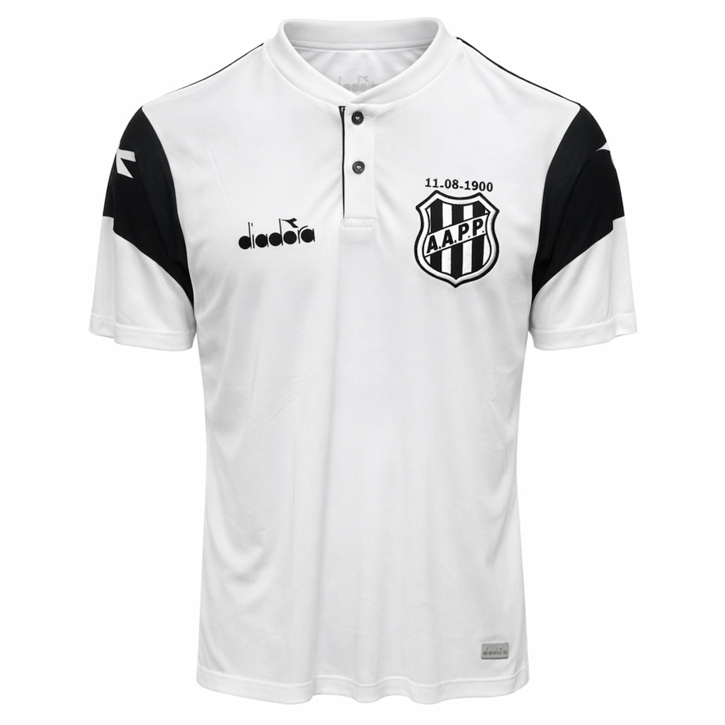 Camisa da Ponte Preta Diadora Polo Jogo Masculina