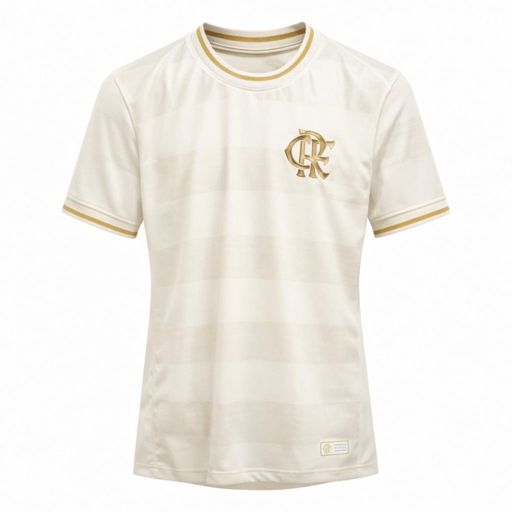 Camisa Flamengo Símbolo Gold Off White Coimbra - Masculino