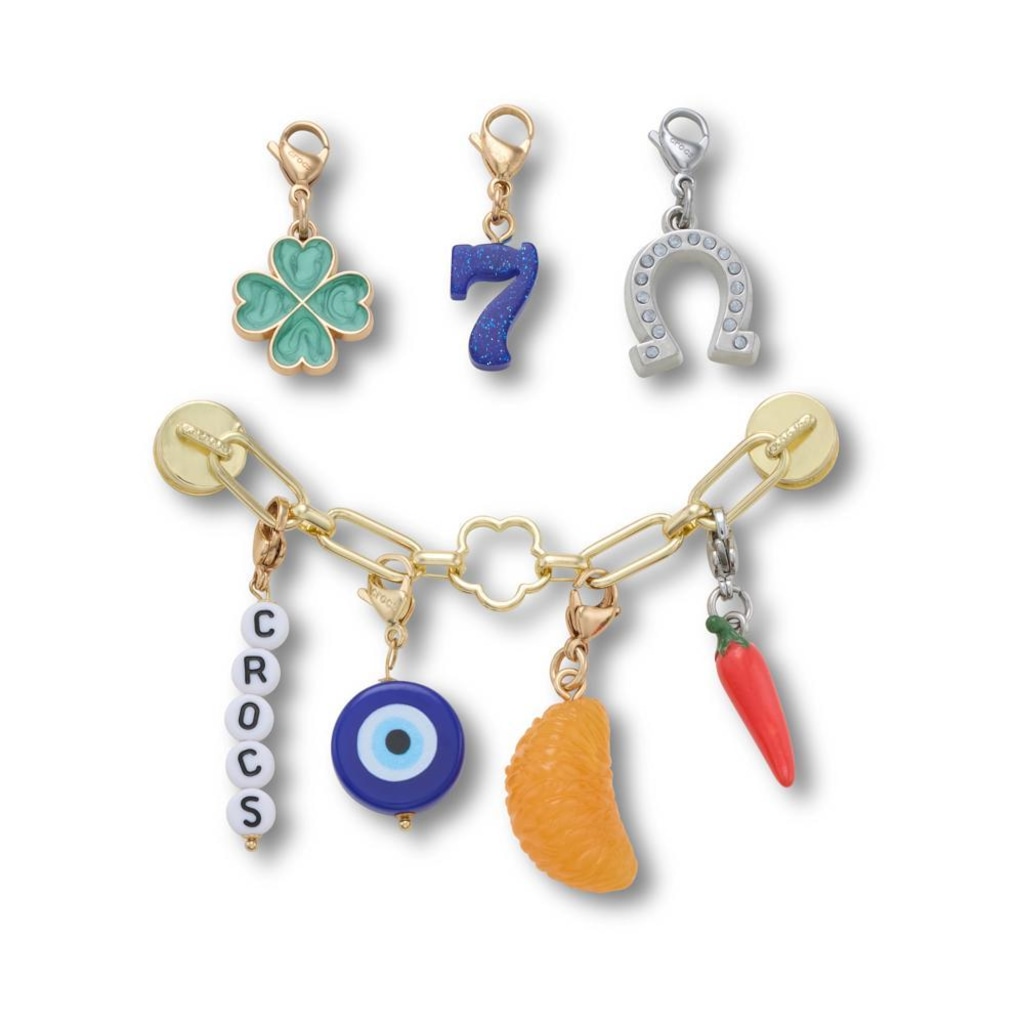 Jibbitz Crocs Corrente de Charms da Sorte Ajustável
