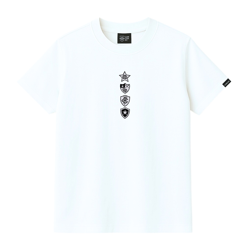 Camiseta do Botafogo Escudos Clássicos Cancha FC Masculina