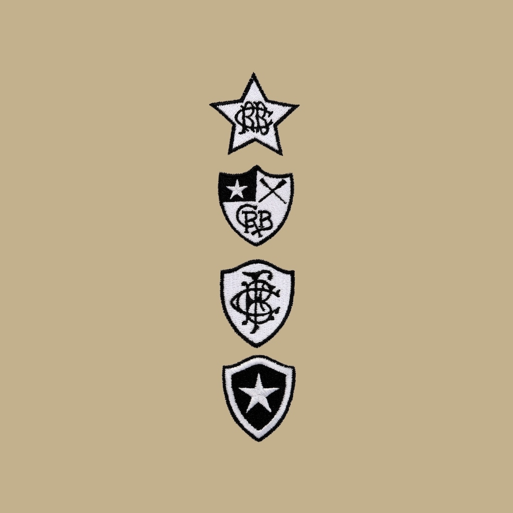 Imagem 3 do produto Camiseta do Botafogo Escudos Clássicos Cancha FC Masculina