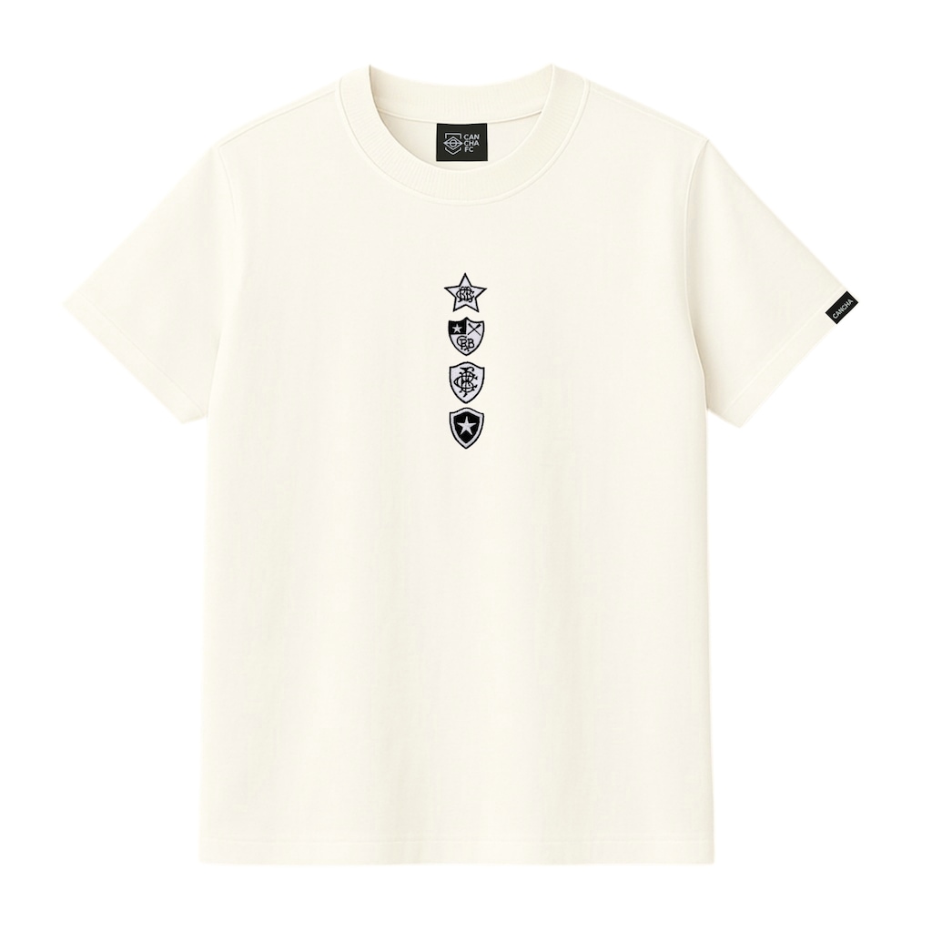 Camiseta do Botafogo Escudos Clássicos Cancha FC Masculina