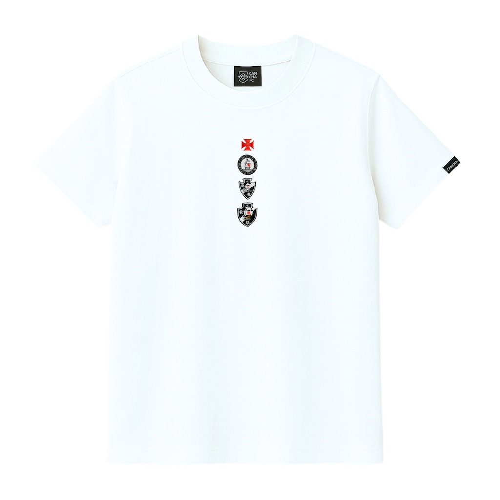 Camiseta do Vasco Escudos Clássicos Cancha FC Masculina