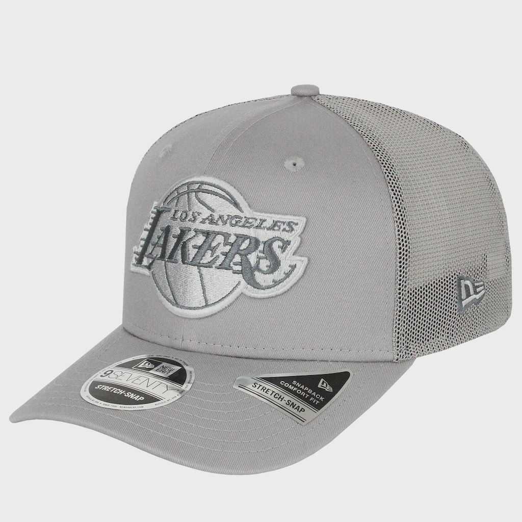 Boné Masculino New Era 9Seventy Stretch Snap Los Angeles Lakers Aba Curva
