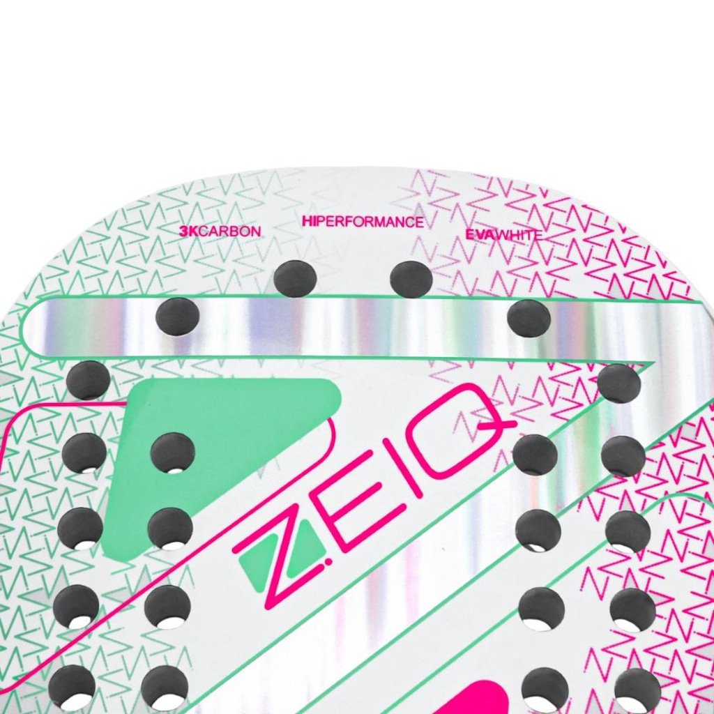 Imagem 5 do produto Raquete de Beach Tennis Zeiq Advanced Julia Nogueira 3K