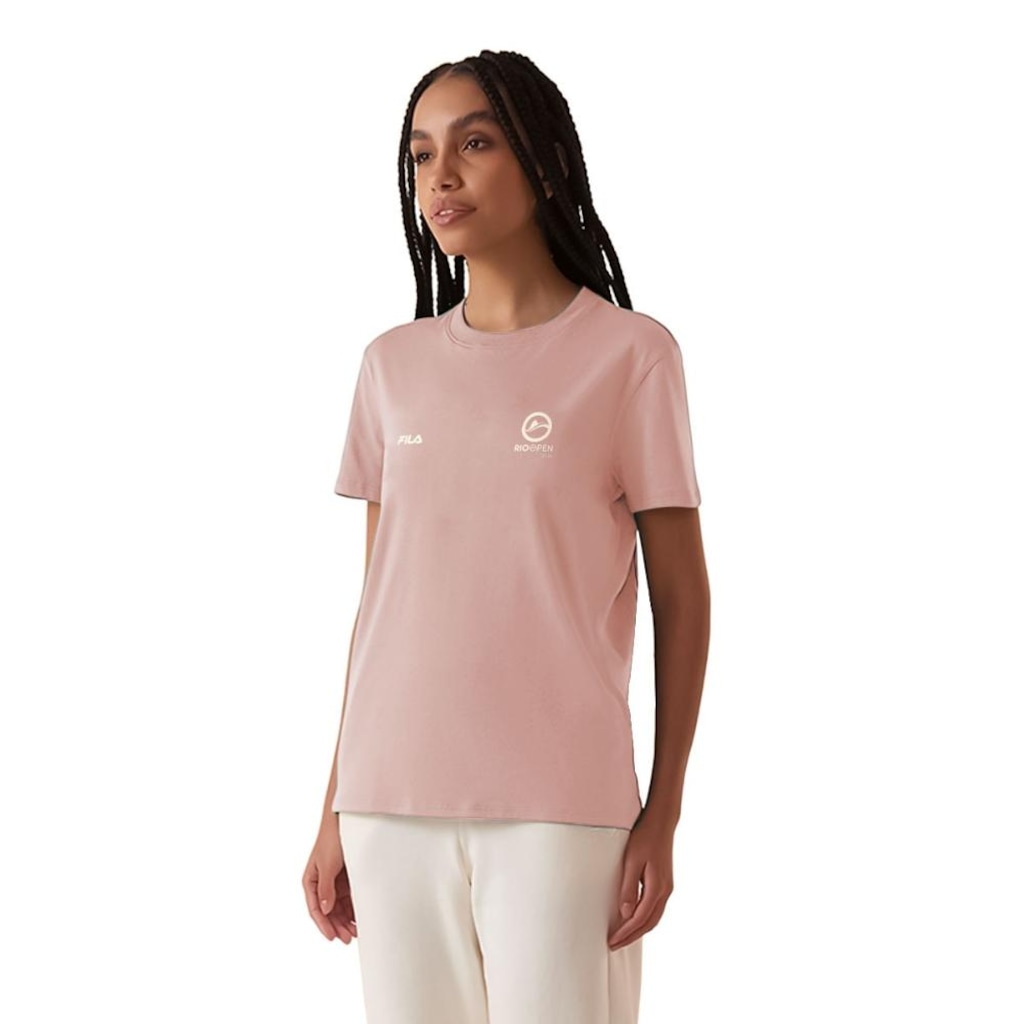 Camiseta Fila Regular Premium Rio Open 26 Feminina