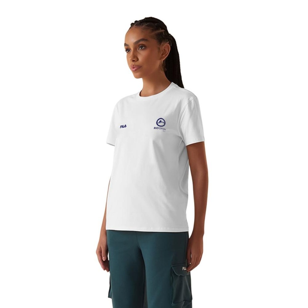 Camiseta Fila Regular Premium Rio Open 26 Feminina