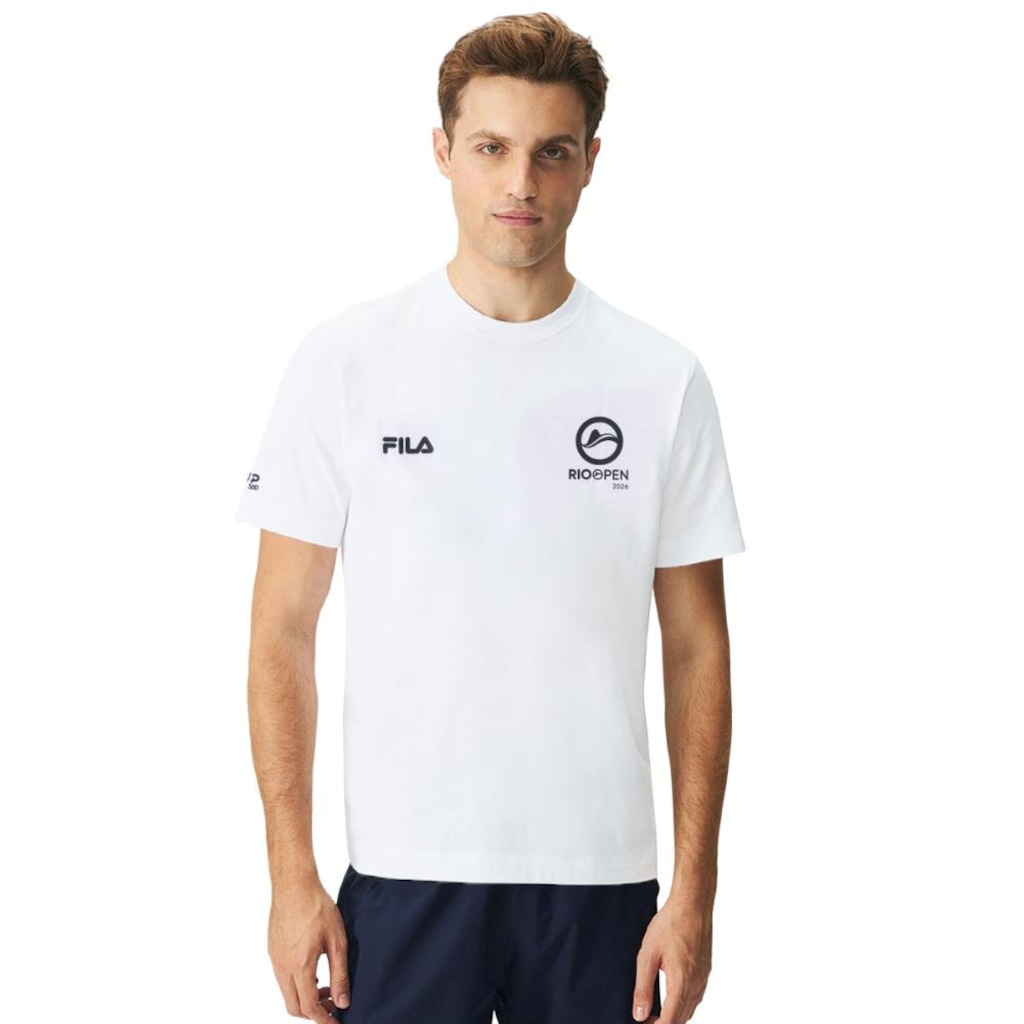 Camiseta Fila Regular Premium Rio Open 26 Masculina