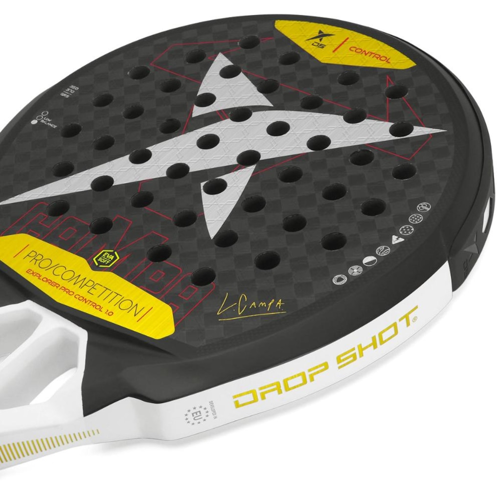 Imagem 2 do produto Raquete de Padel Drop Shot Explorer Pro Control 1.0 Campa