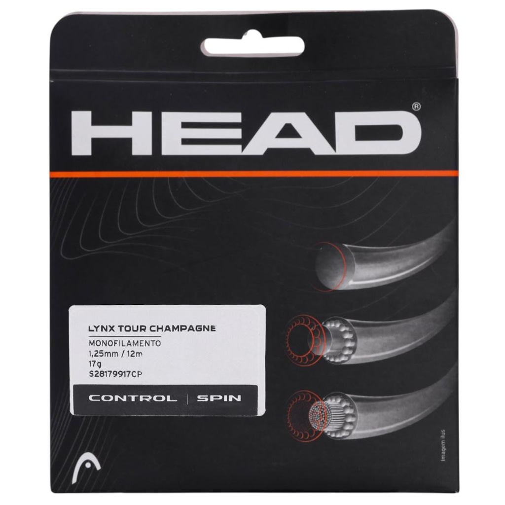 Corda Head Lynx Tour 17 1.25mm Champagne Set Individual