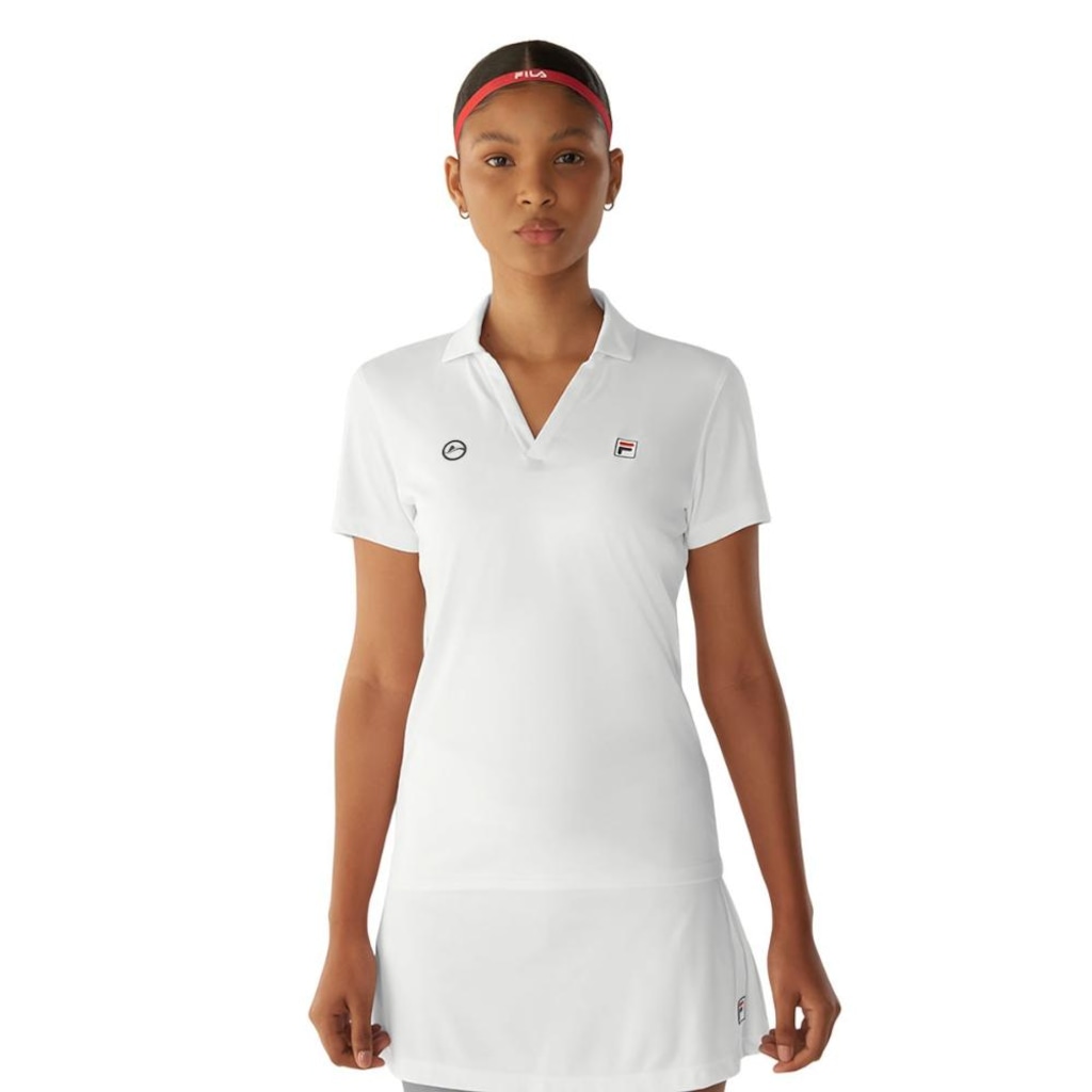 Camisa Polo Fila F-Box Tennis Basic Rio 26 Feminina