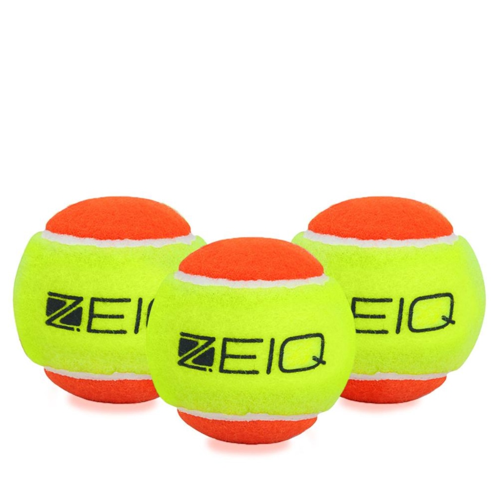 Bola de Beach Tennis Zeiq Pack com 3 Bolas