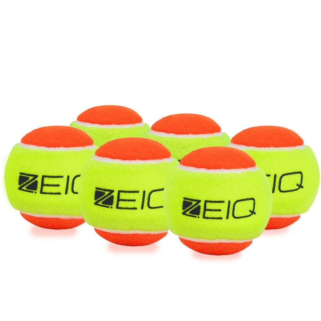 Bola de Beach Tennis Zeiq Pack com 6 Bolas