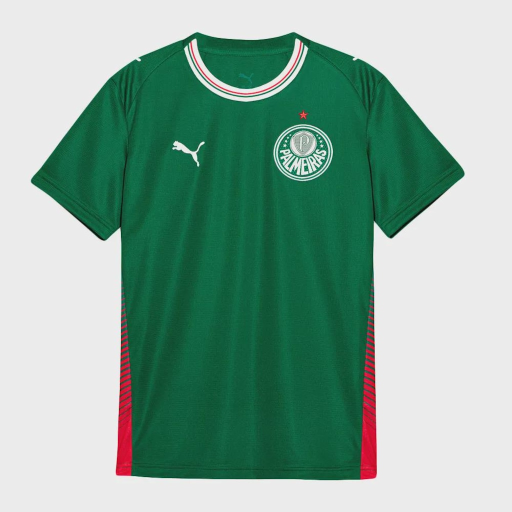 Camisa Do Palmeiras Torcedor Puma I 2026 Infantil