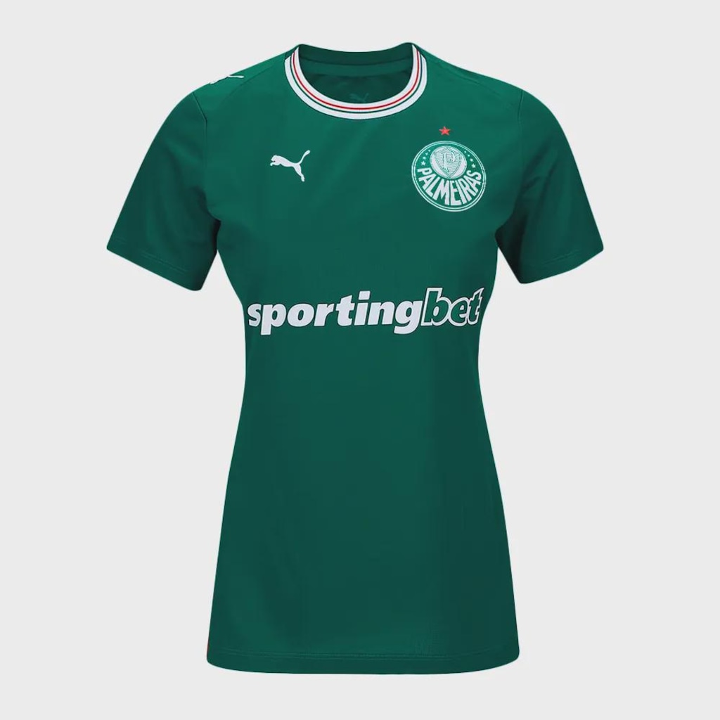 Camisa Do Palmeiras I 2026 Jogadora PUMA Feminina