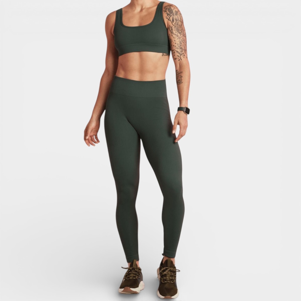 Top Lupo Seamless Basic Canelado Feminino