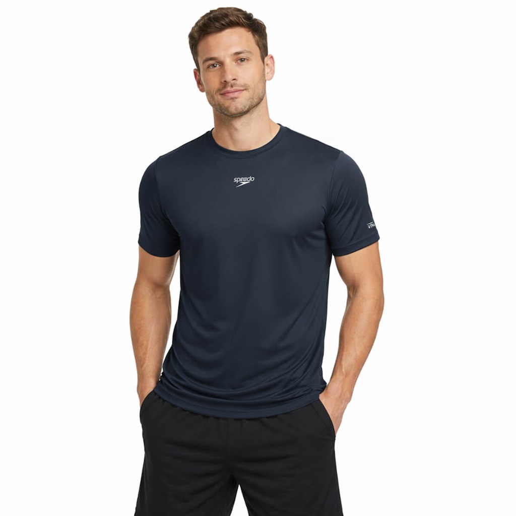 Imagem 2 do produto Kit 3 Camisetas Esportiva Stretch Speedo Masculina