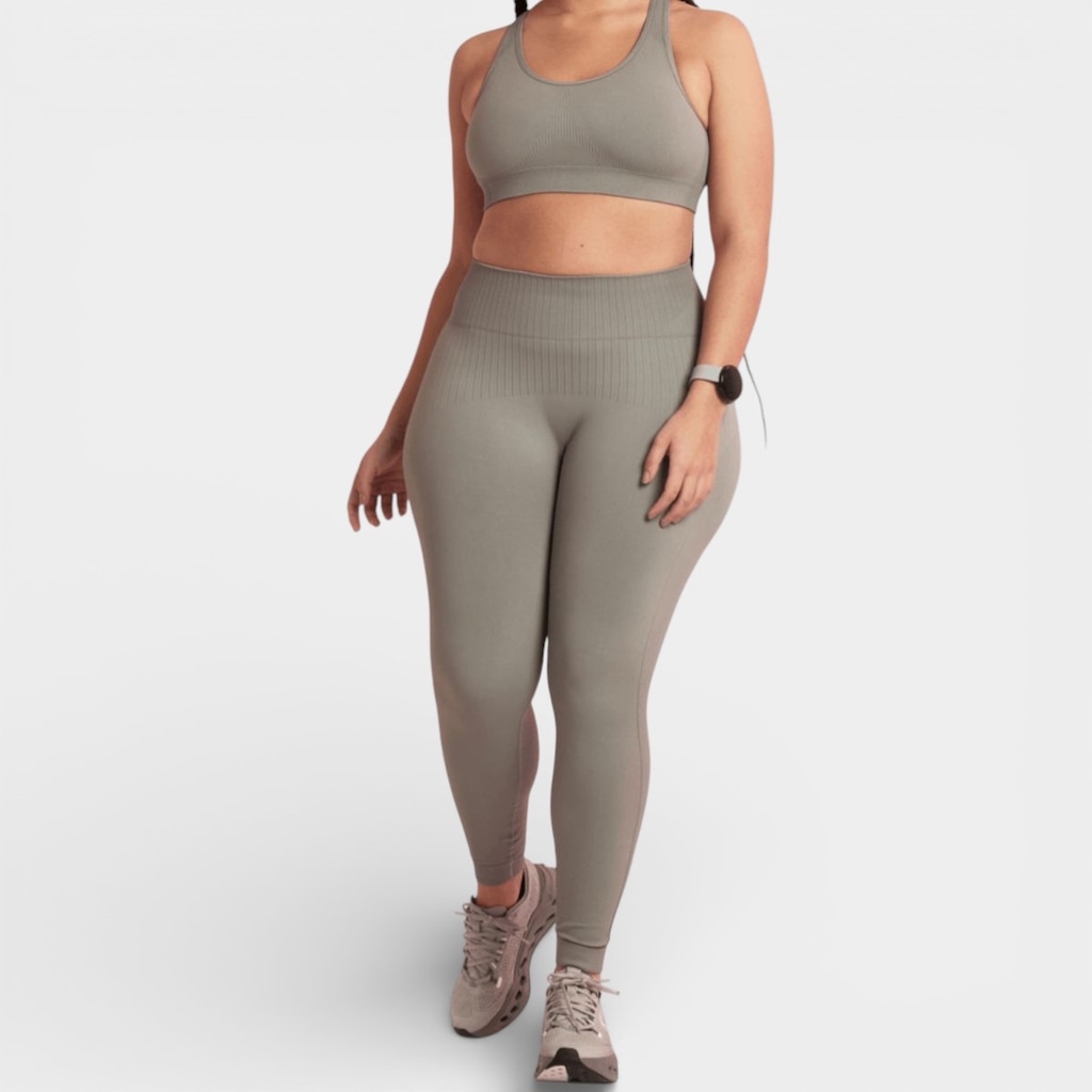 Calça Legging Seamless Basic Lupo Feminina