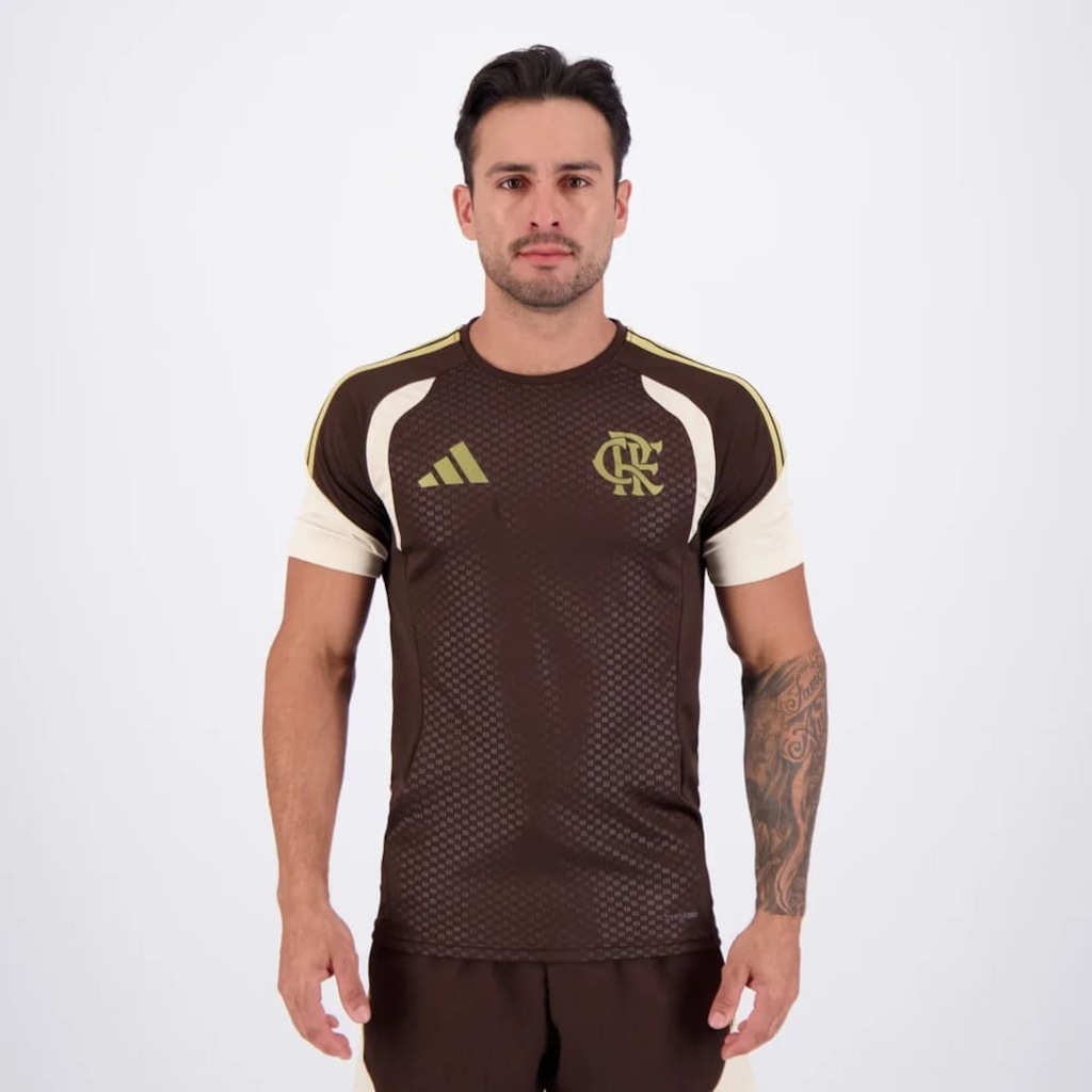 Camisa Flamengo Treino Comissão adidas 2026 Masculina