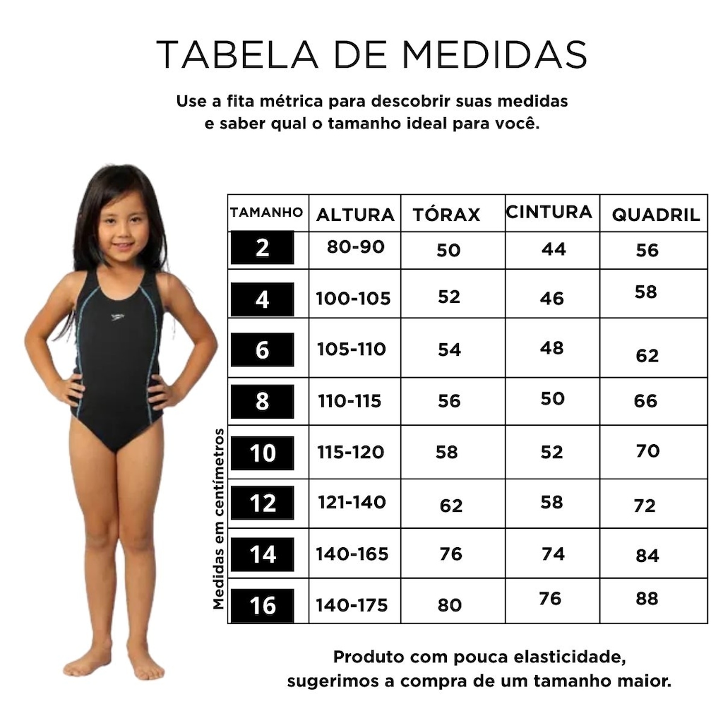 Imagem 5 do produto Maiô Infantil Speedo Para Natação Hidroginástica Acqua Basic