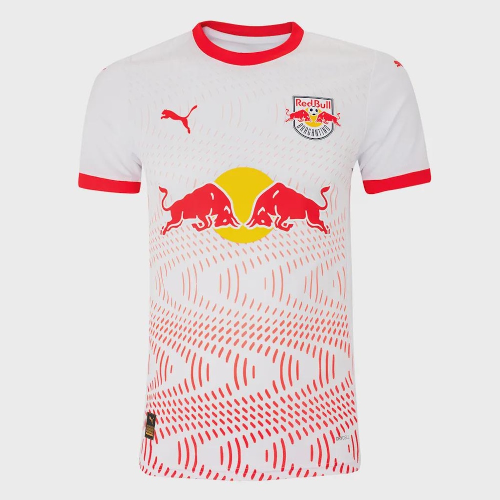 Camisa Do Bragantino I 2025 Red Bull Umbro Masculina