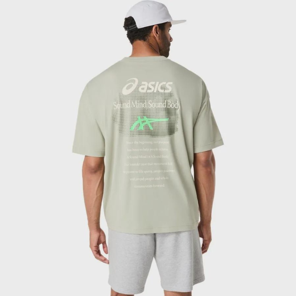 Imagem 3 do produto Camiseta ASICS Cloud Graphic Relaxed Tee Masculna