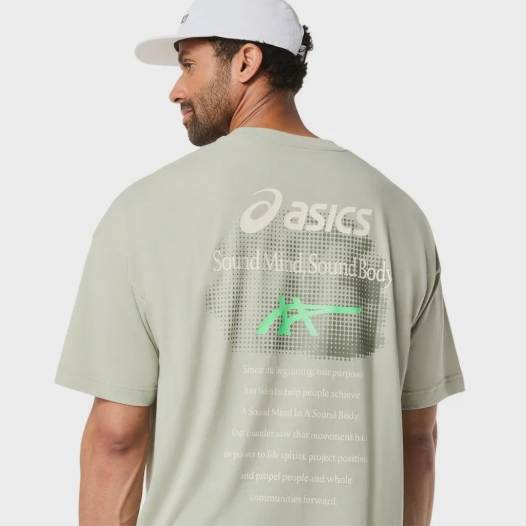 Imagem 5 do produto Camiseta ASICS Cloud Graphic Relaxed Tee Masculna