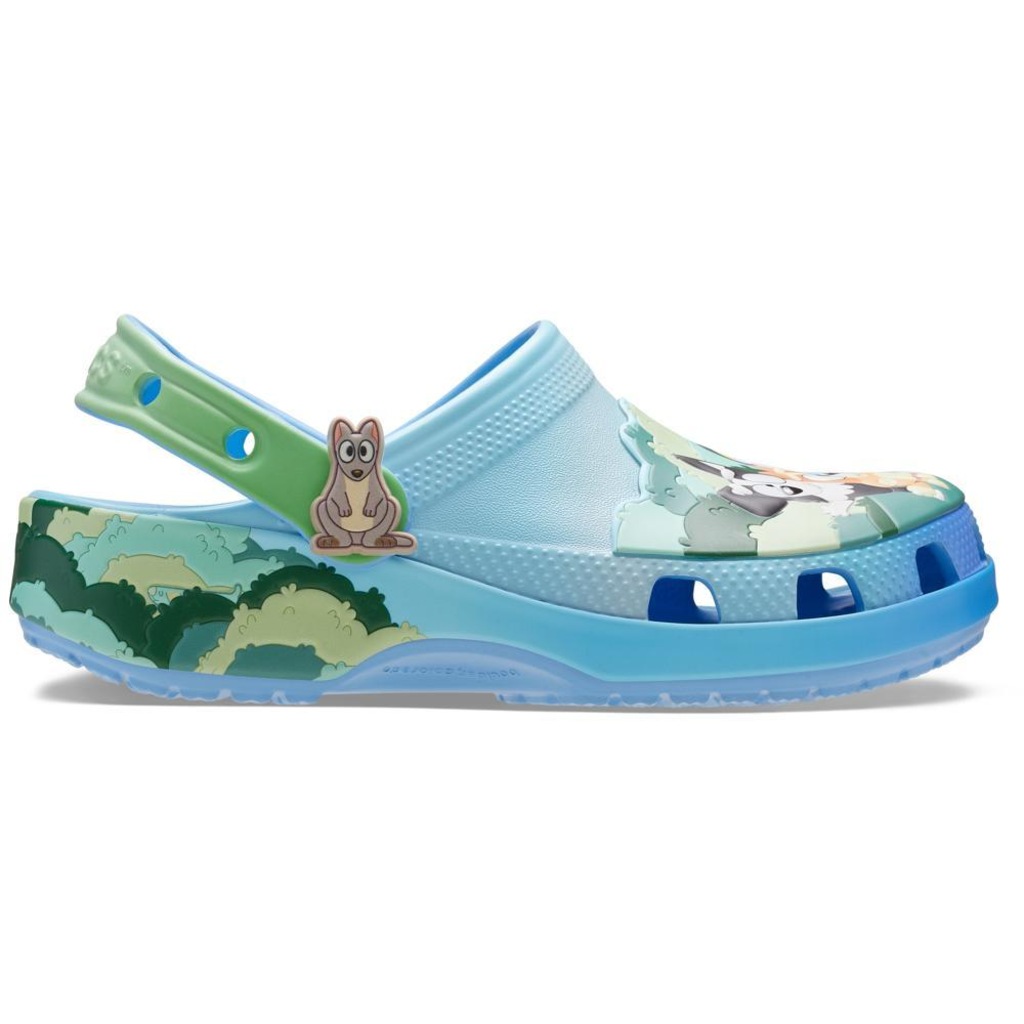Sandália Crocs Bluey Multi Classic Clog K Multi - Infantil