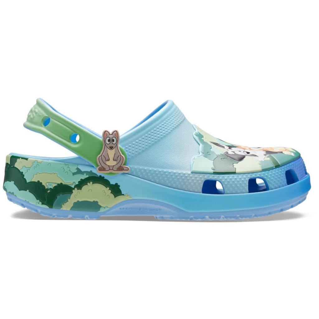 Sandália Crocs Bluey Multi Classic Clog T Multi - Unissex