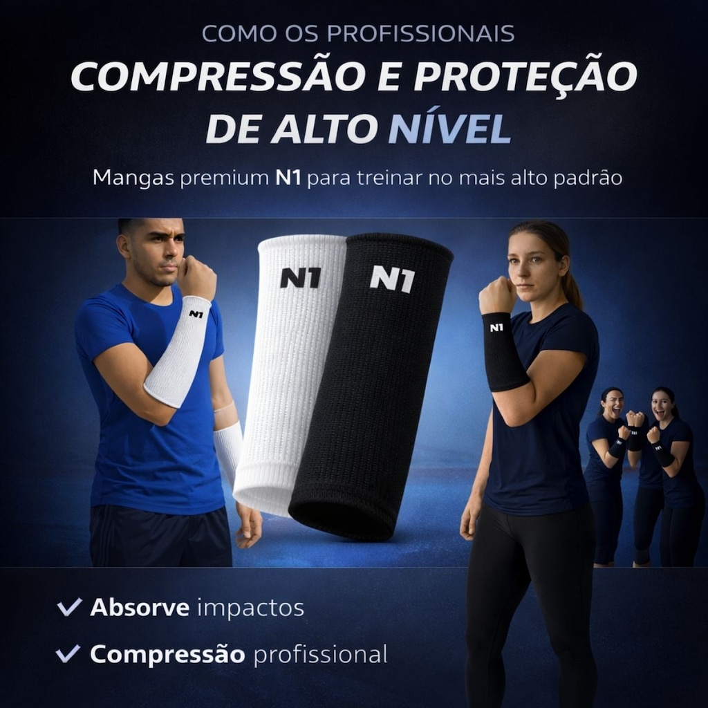 Imagem 4 do produto Manguito Protetor Antebraço Volei N1 Sport Slide