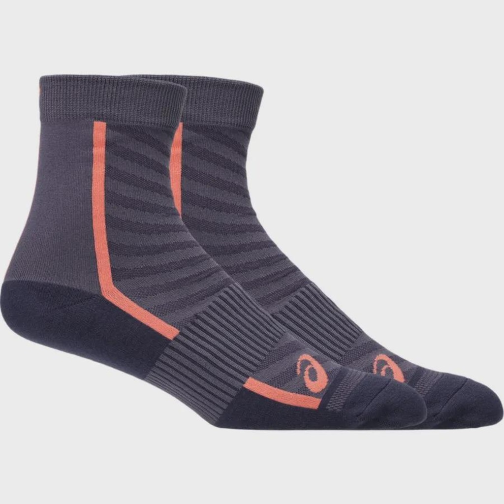 Meia ASICS Road Quarter Cano Médio Unissex