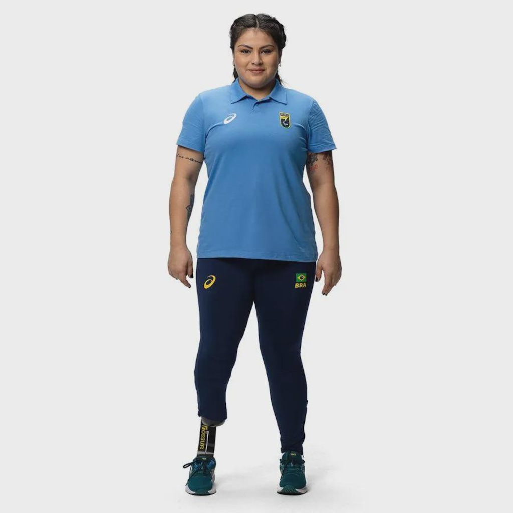 Camisa Polo ASICS CPB Oficial Feminino