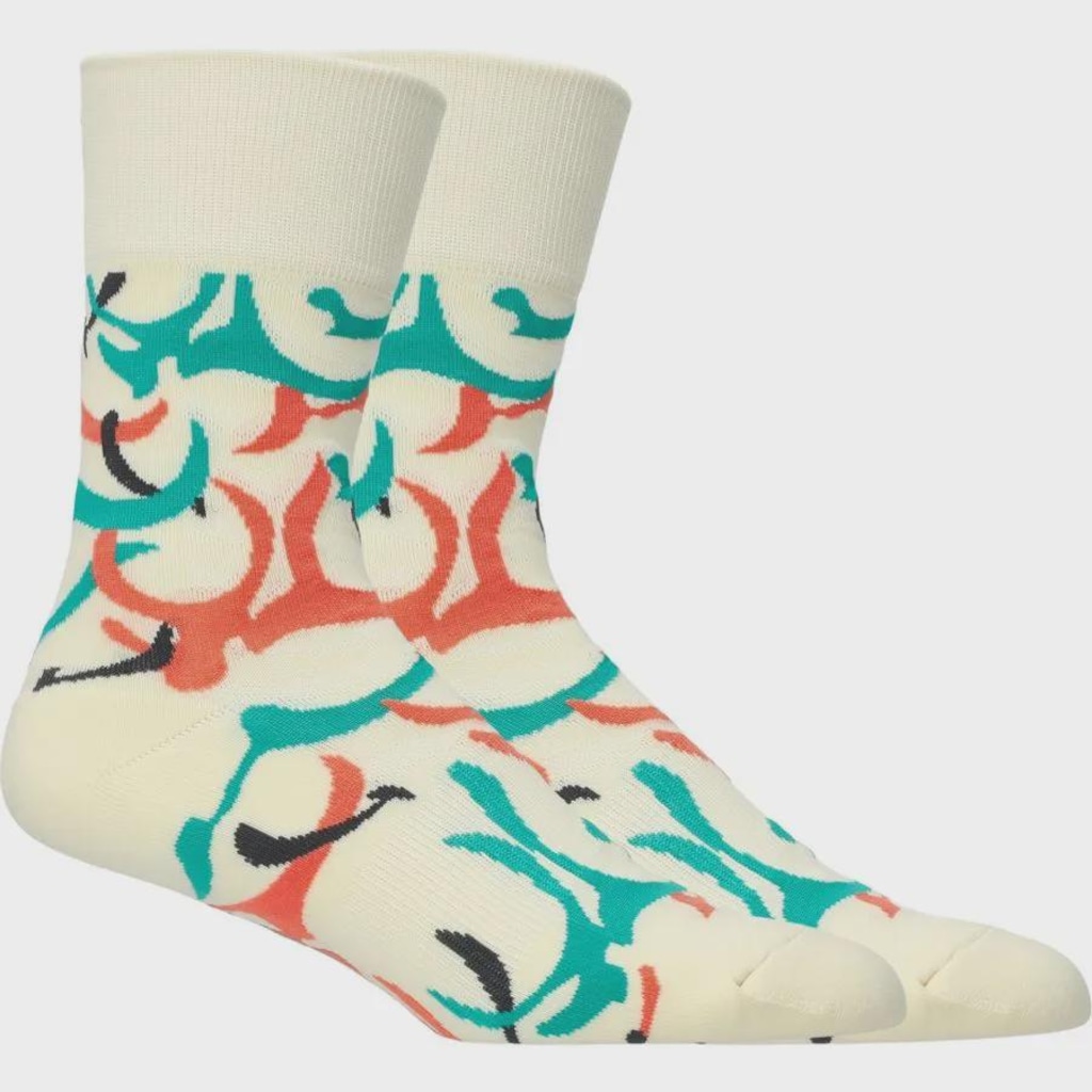 Meia ASICS Cano Médio Nimbus Crew Unissex