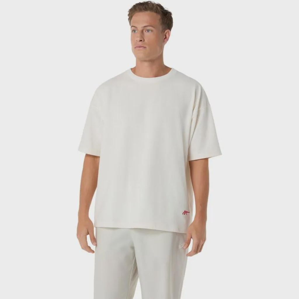 Camiseta ASICS Heritage de Algodão Pesado Run City Masculina