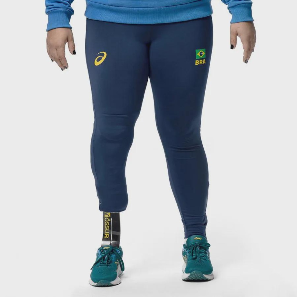 Calça Legging de Compressão ASICS CPB Oficial Feminino