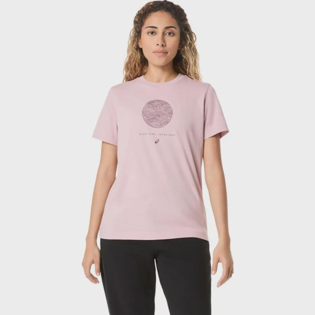 Camiseta ASICS Seasonal Graphic Tee Feminino