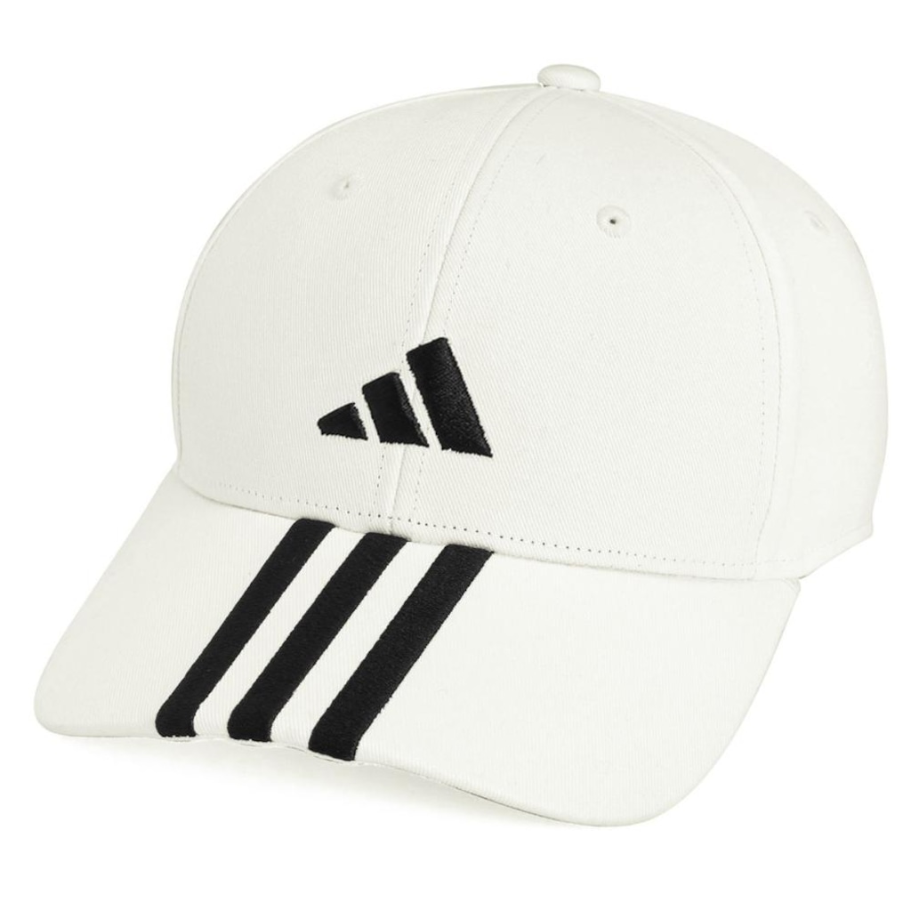 Boné Unissex adidas Baseball Três Listras New Logo Aba Curva