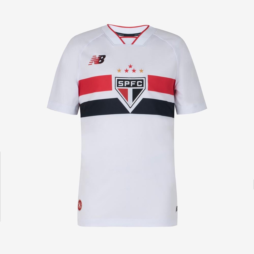 Camisa do São Paulo I 26/27 Torcedor New Balance Infantil