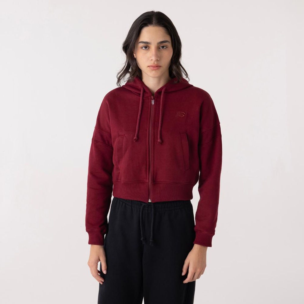Jaqueta New Balance Athletics Small Logo Feminina - Foto 1