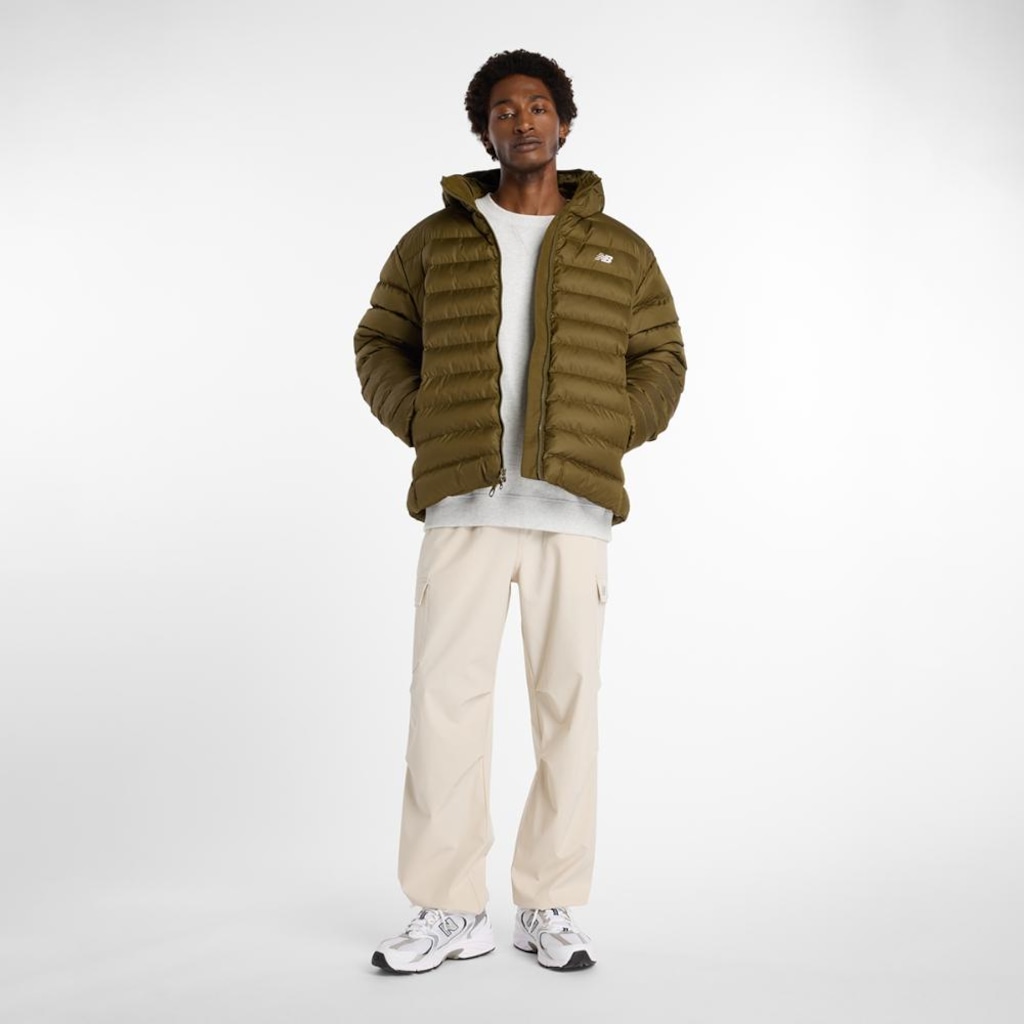Imagem 4 do produto Jaqueta New Balance Hooded Puffer Masculina