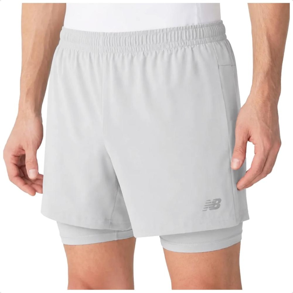 Shorts New Balance Sport Essentials 2 In 1 - 5" Masculino