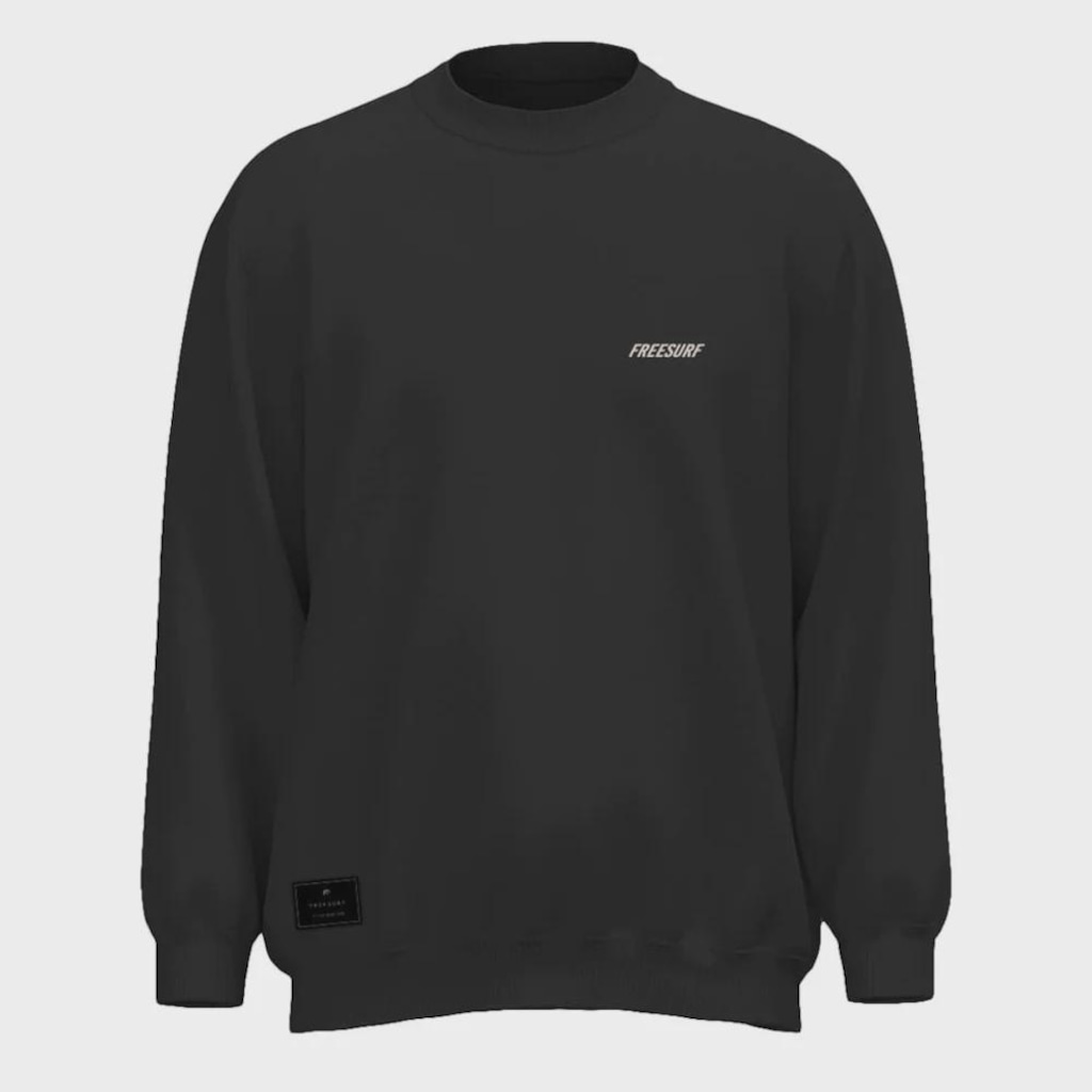 Blusão de Moletom Careca Freesurf Mini Básico Masculino