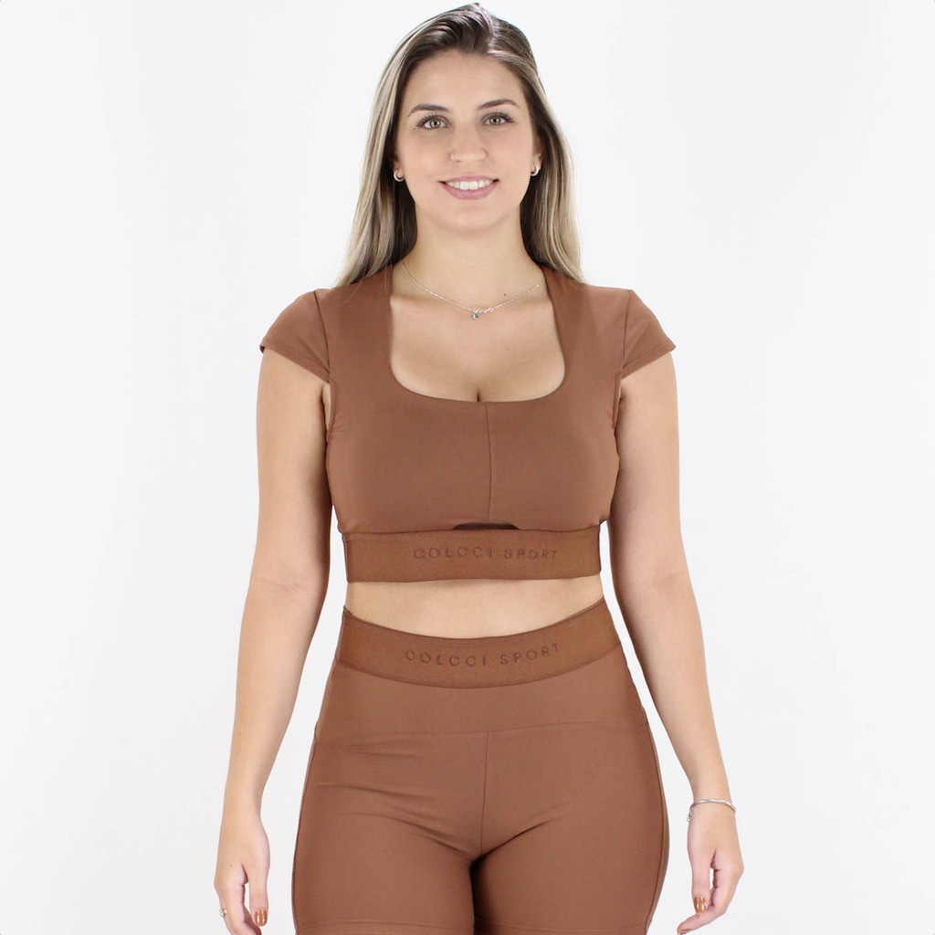 Top Colcci Sport Elástico Perfect Velocity Feminino