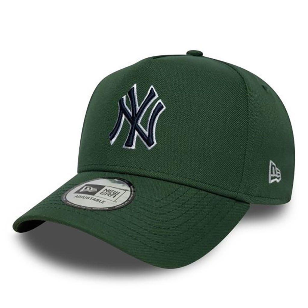 Boné Unissex New Era 9FORTY A-Frame New York Yankees Outline Aba Curva
