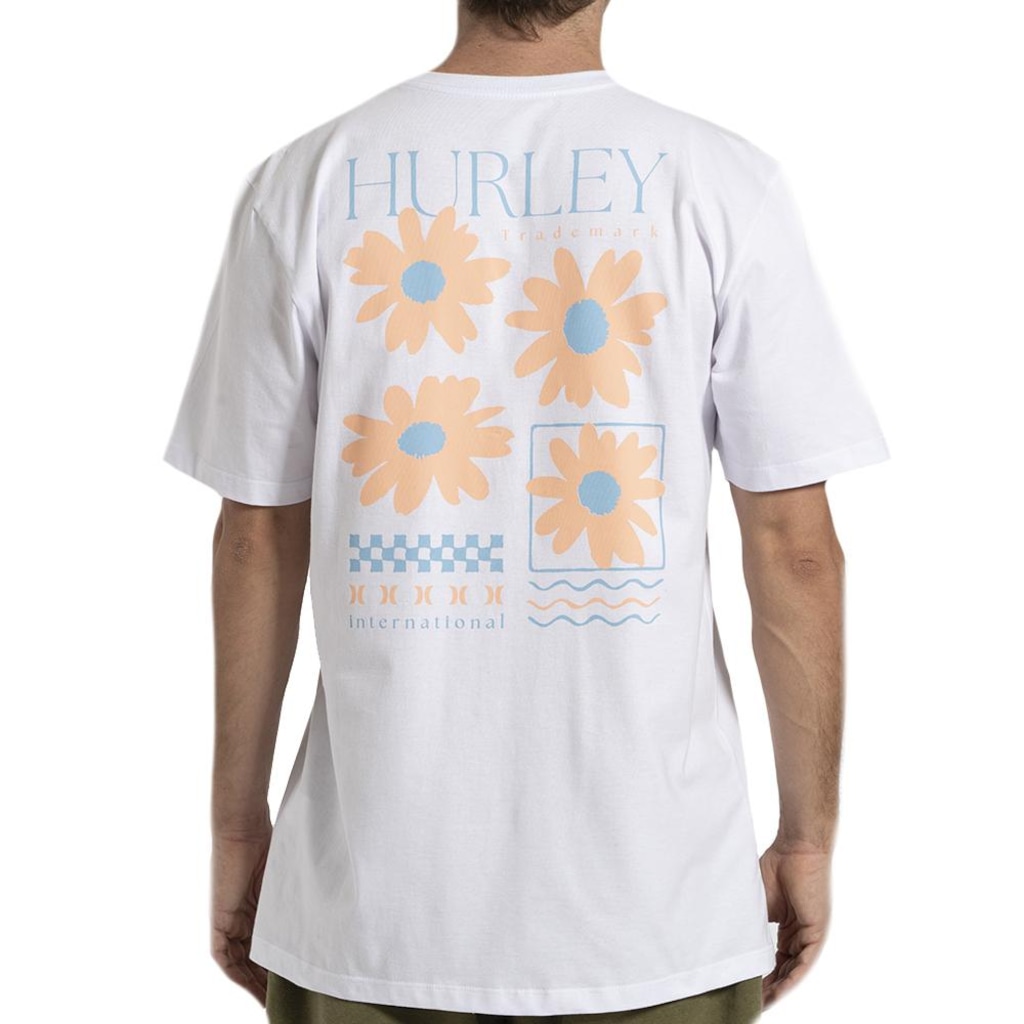 Imagem 2 do produto Camiseta Hurley New Flower WT26 Masculina