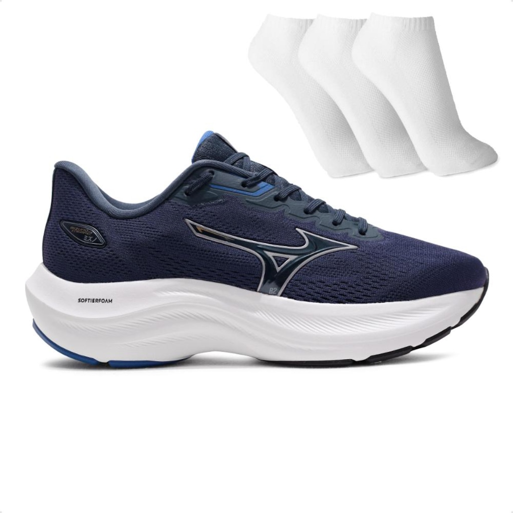 Tênis Mizuno Enigma 2 + 3 Pares de Meias Masculino