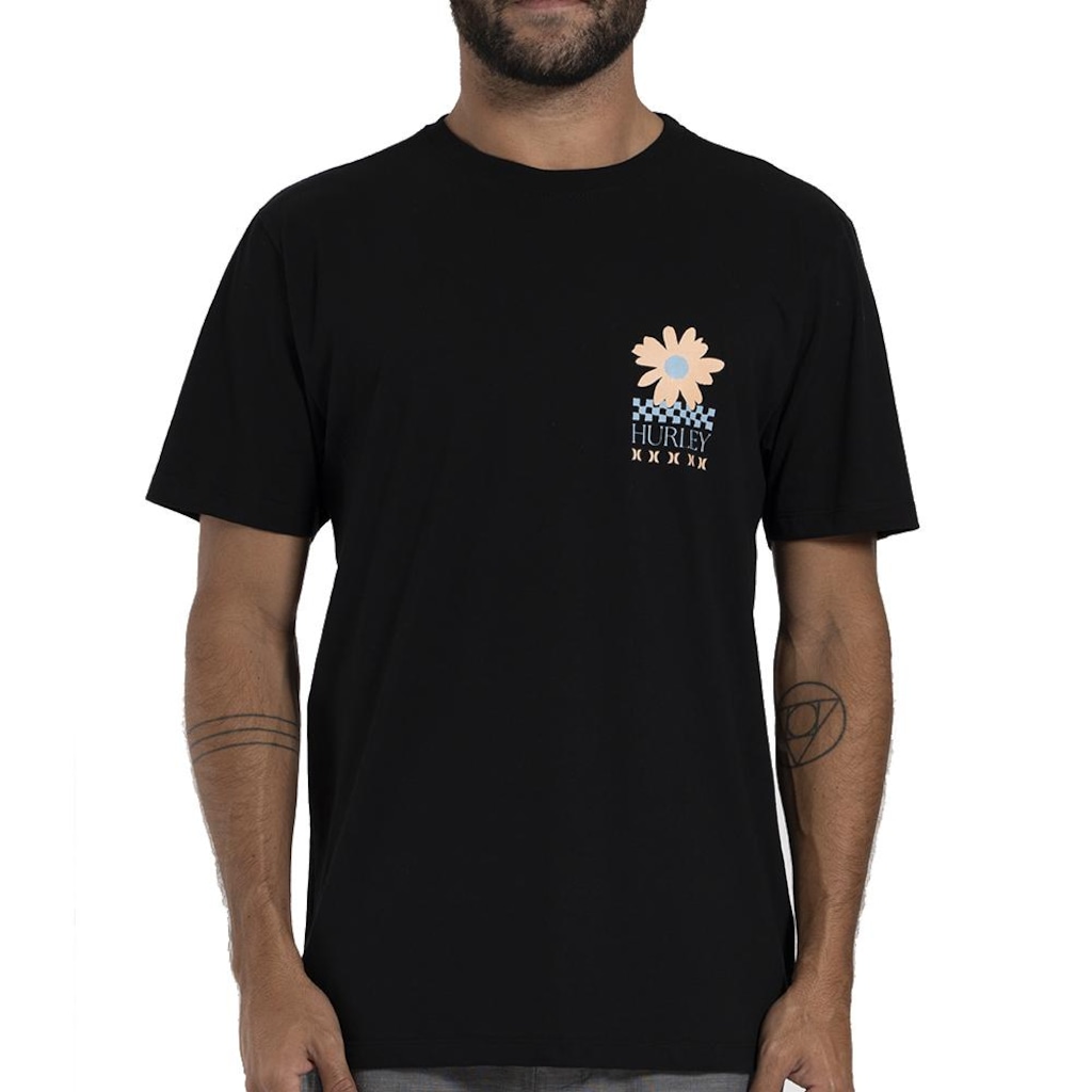 Camiseta Hurley New Flower Masculina