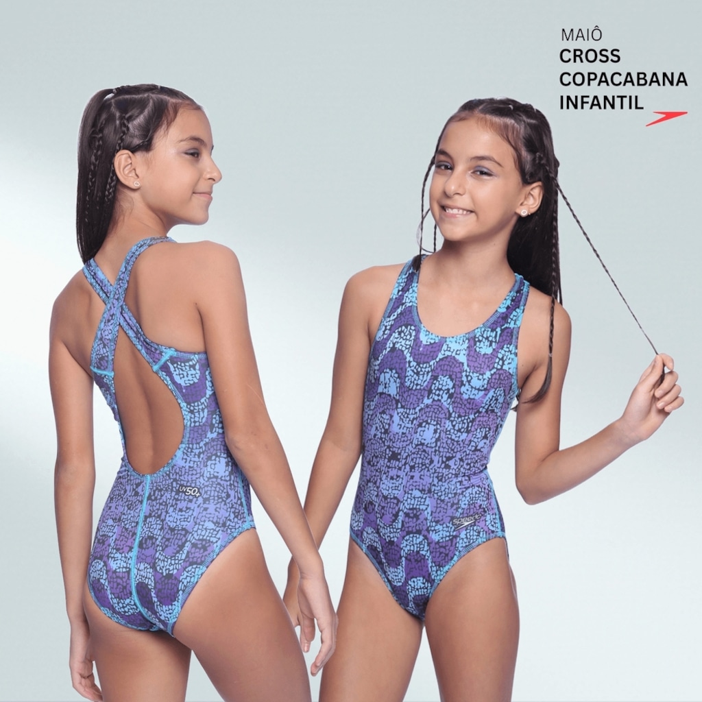 Imagem 4 do produto Maiô Speedo Costas Cross Copacabana Infantil