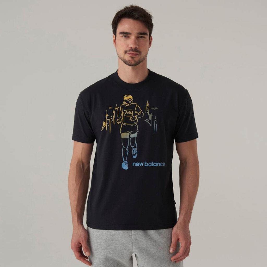 Camiseta New Balance Before And After Masculina